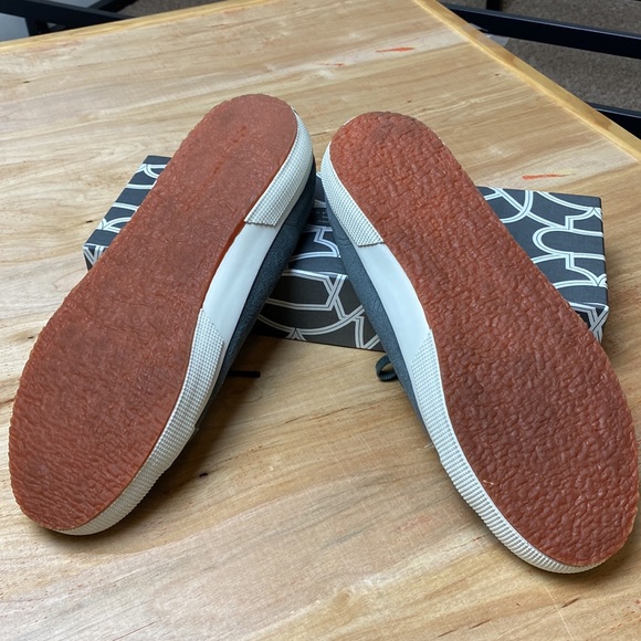 Superga Men’s Grey Suede Lace-up Sneakers Size 8 (Women’s Size 9.5) - Picture 7 of 9